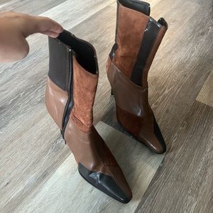 vintage heeled boots